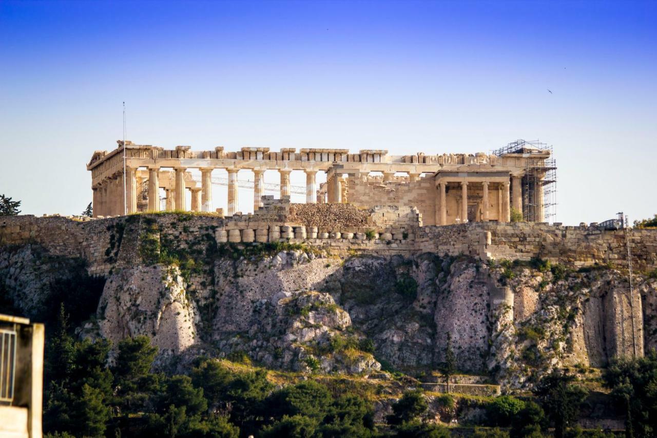 Apartment Balcony Acropolis View